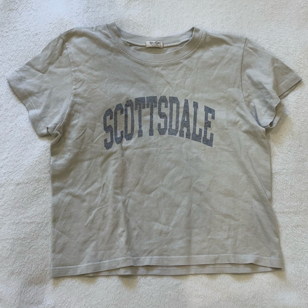Cropped Brandy Scottsdale Tee